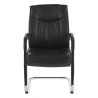 silla confidente negro bahia patin piel sintetica 3