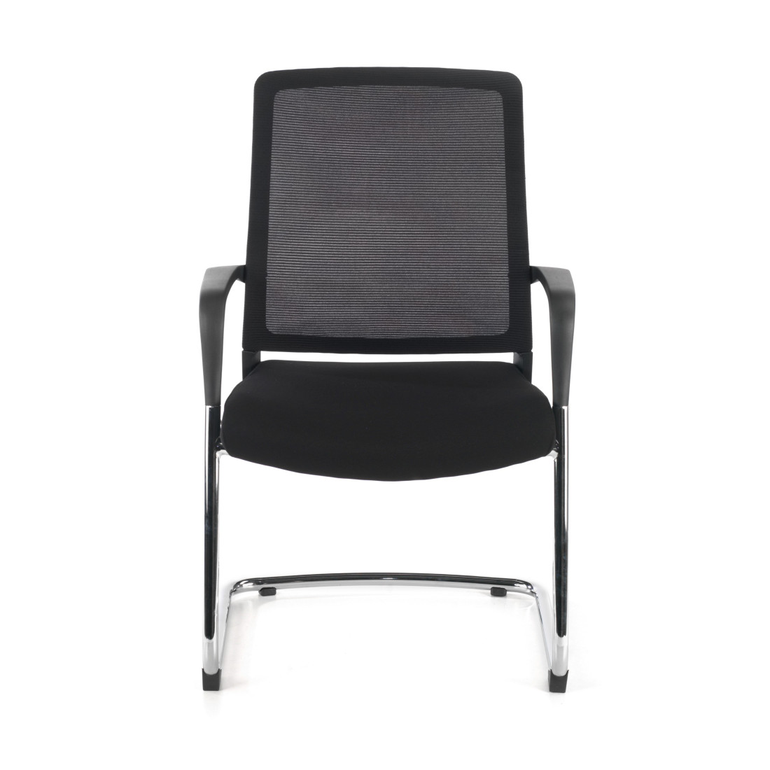 silla confidente negro dante red transpirable malla 3