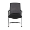 silla confidente negro dante red transpirable malla 3