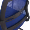 silla confidente azul diva malla 5