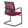 silla confidente rojo diva malla 6