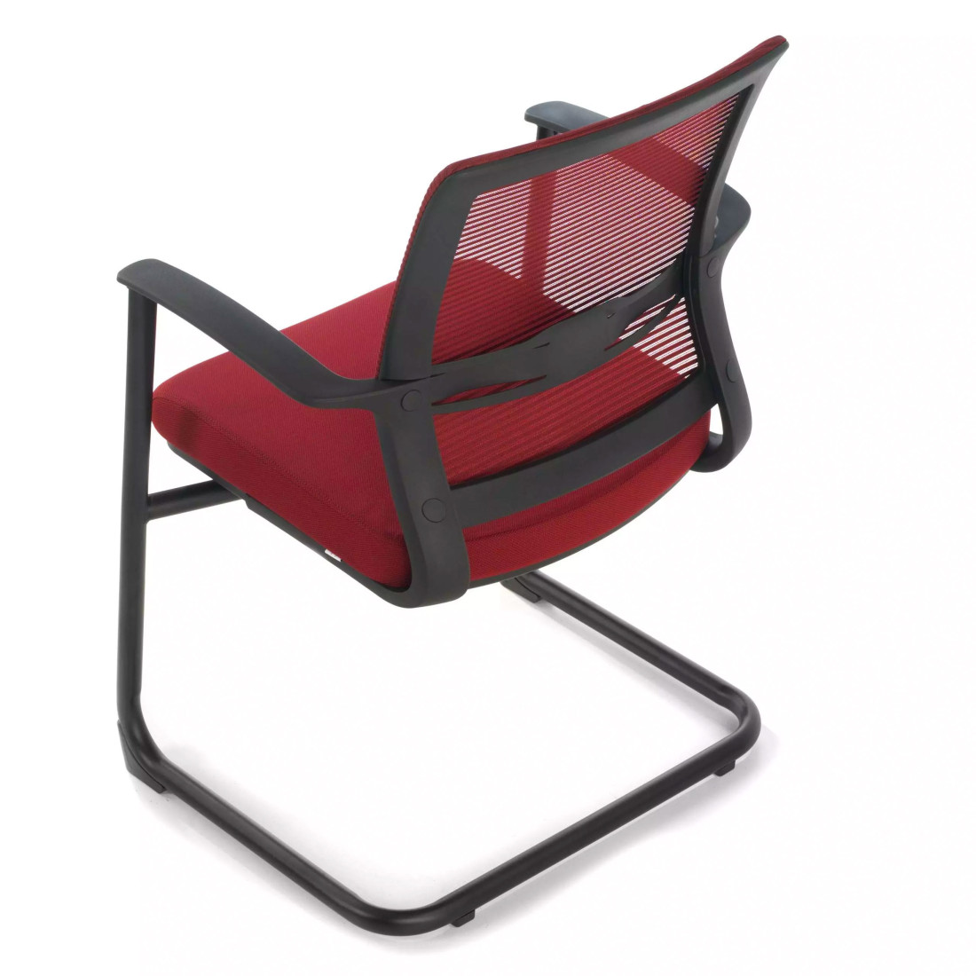 silla confidente rojo diva malla 8