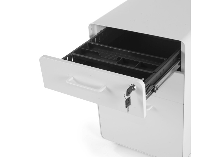 cajonera de escritorio blanco apple 3