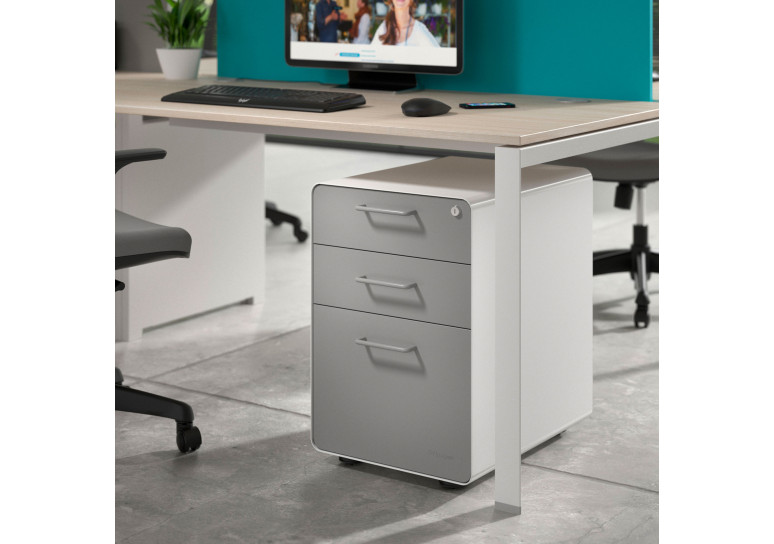 cajonera de escritorio gris apple 2
