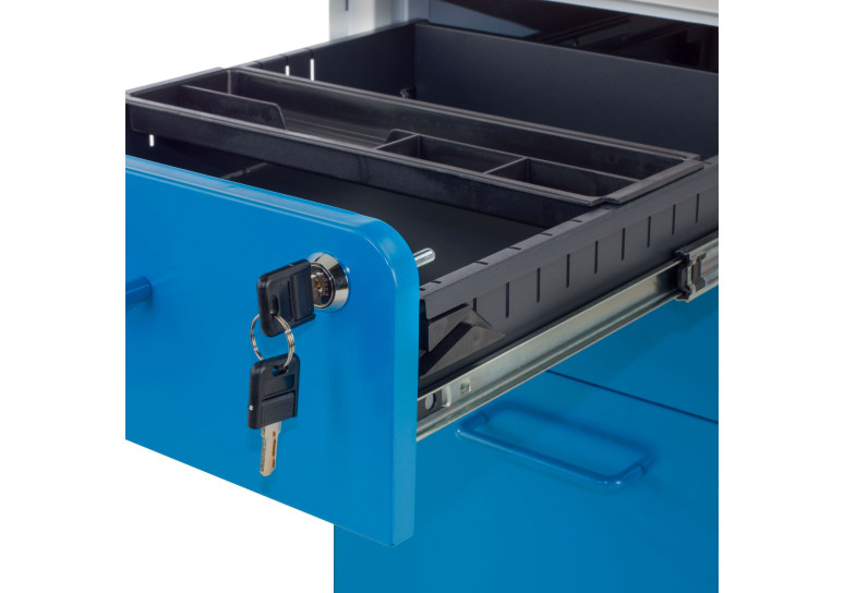 cajonera de escritorio azul apple 2