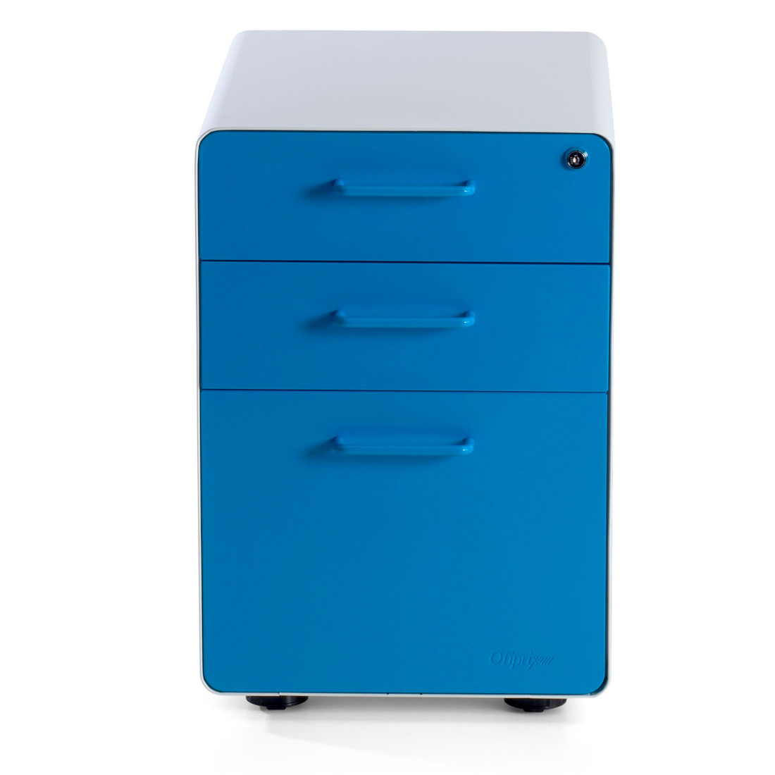 cajonera de escritorio azul apple 4