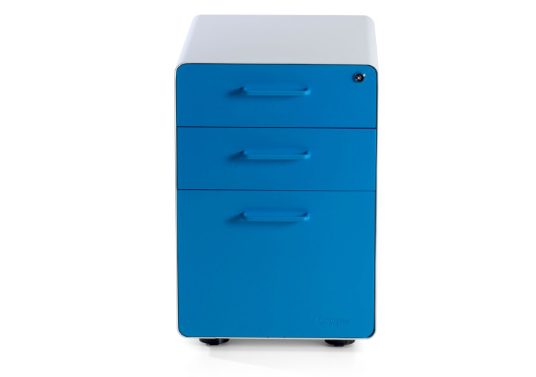 cajonera de escritorio azul apple 4