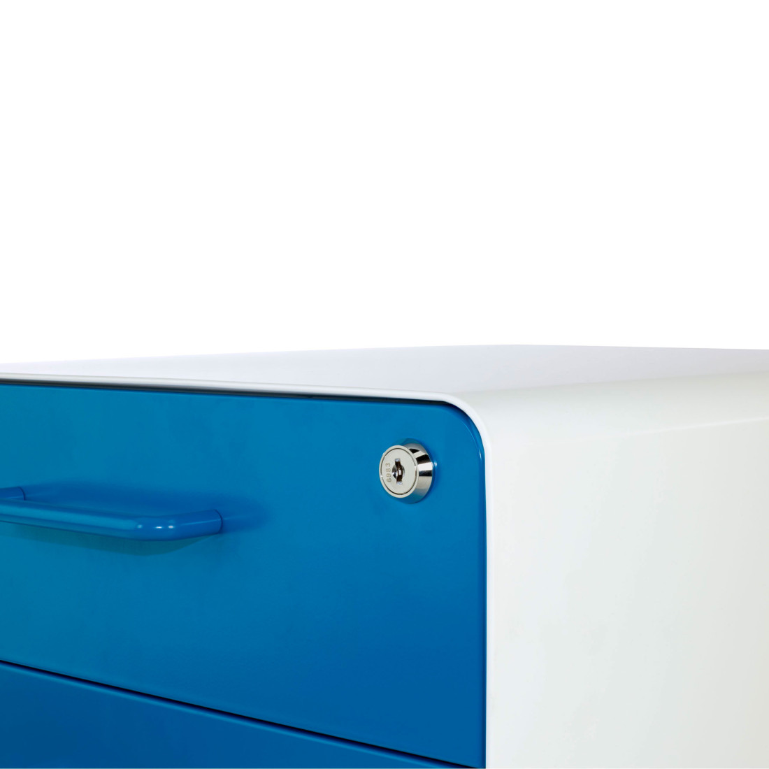 cajonera de escritorio azul apple 8