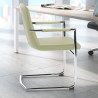 silla confidente beige oslo piel sintetica 2