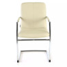 silla confidente beige oslo piel sintetica 3