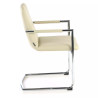 silla confidente beige oslo piel sintetica 7