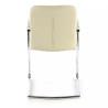 silla confidente beige oslo piel sintetica 8