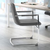 silla confidente gris oslo piel sintetica 2