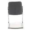 silla confidente gris oslo piel sintetica 6