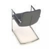 silla confidente gris oslo piel sintetica 8