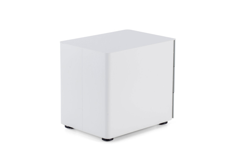 cajonera de escritorio blanco gris moby 3 cajones 8
