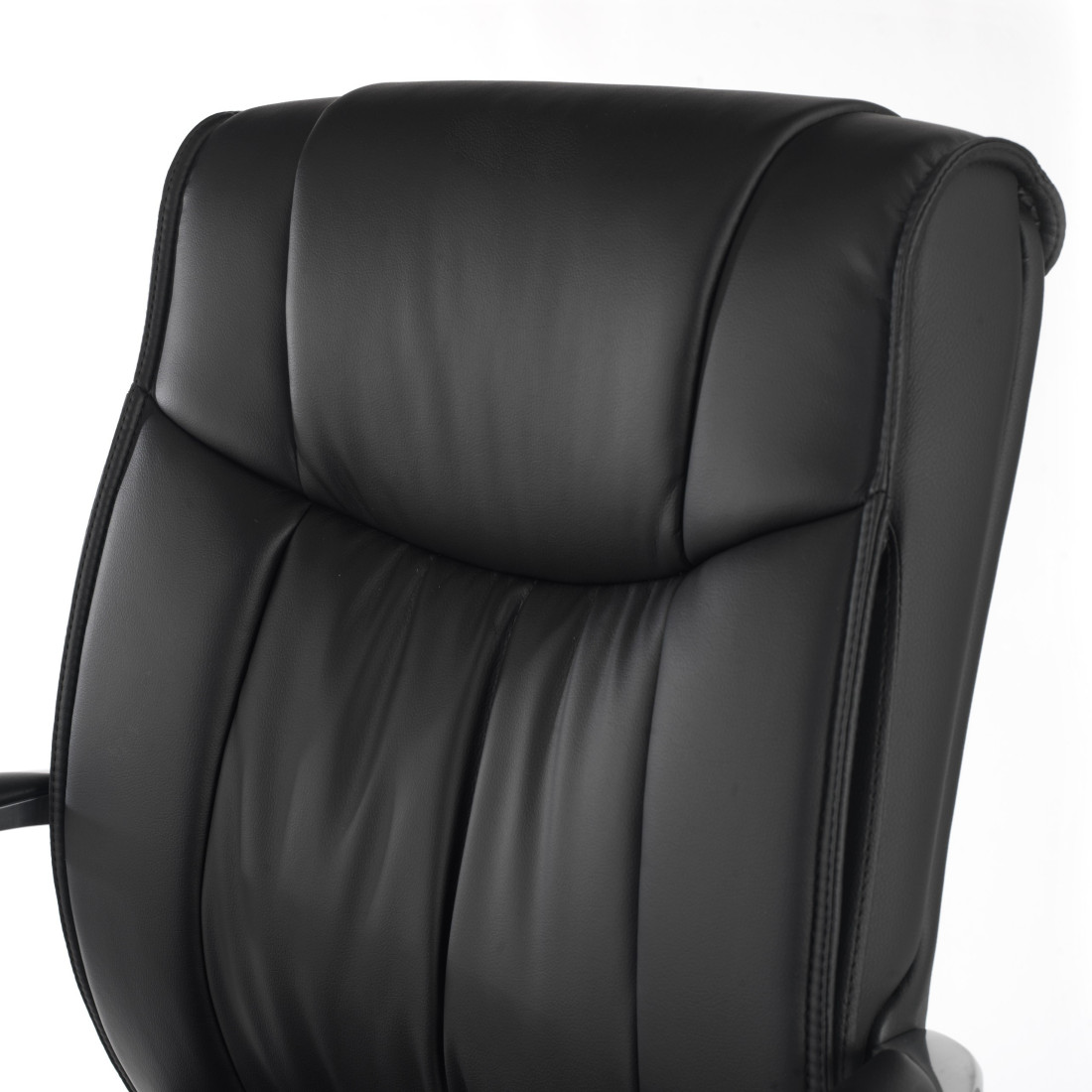 sillon de oficina negro bahia respaldo bajo piel sintetica piel sintetica 6
