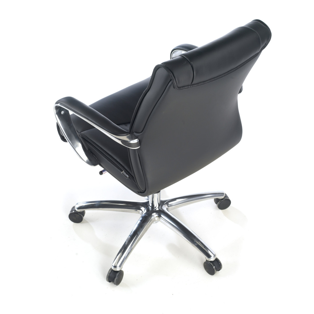 sillon de oficina negro bahia respaldo bajo piel sintetica piel sintetica 8