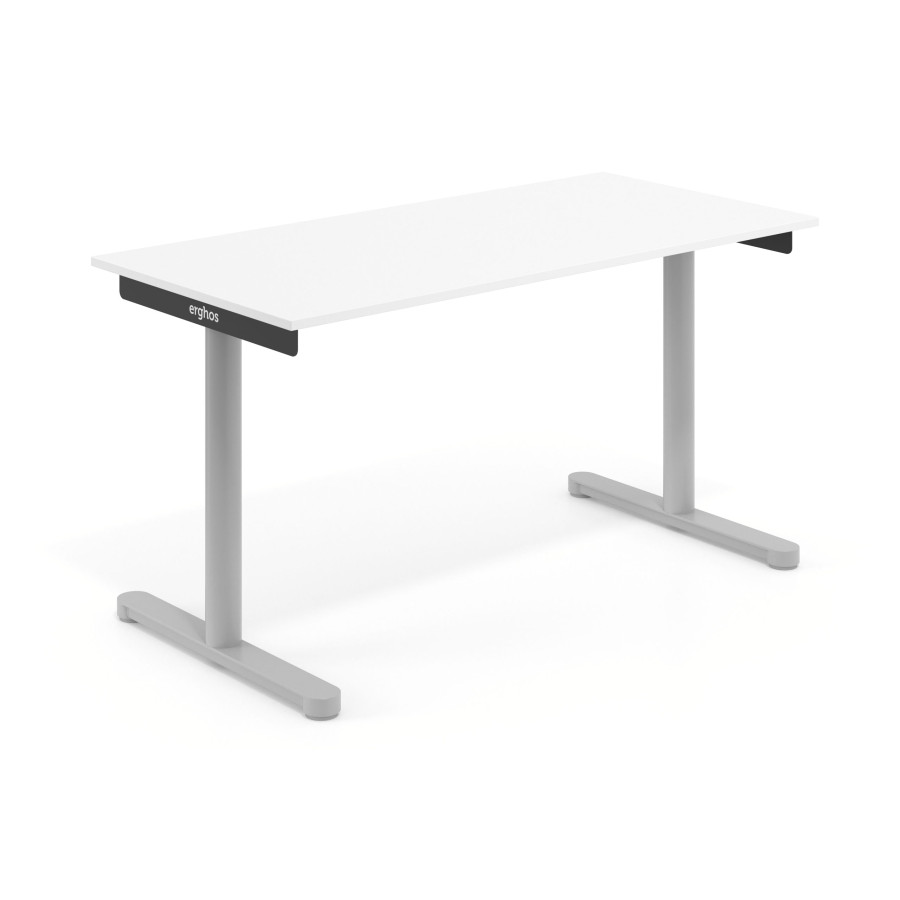 Mesa de escritorio Erghos Core fondo 70 estructura aluminio