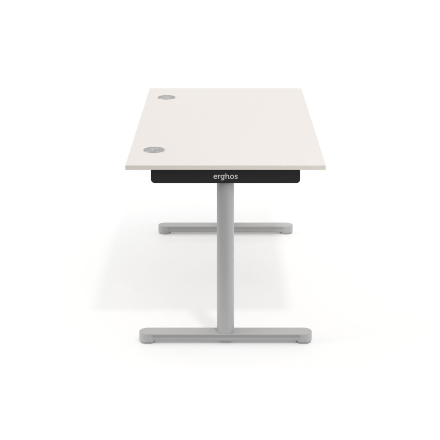 Mesa de escritorio Erghos Core fondo 80 estructura aluminio