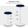 taburete ergonomico azul ergostool 4