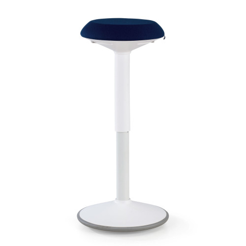 Taburete de oficina Ergonómico Ergostool, asiento dinámico - AZUL