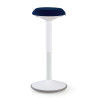 Taburete de oficina Ergonómico Ergostool, asiento dinámico - AZUL