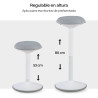 taburete ergonomico gris ergostool 4