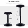 taburete ergonomico negro ergostool 4