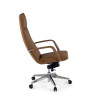 sillon de oficina beige kingston piel sintetica 5