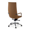 sillon de oficina beige kingston piel sintetica 6