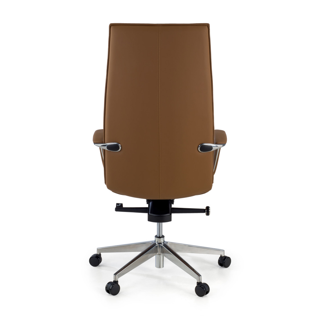 sillon de oficina beige kingston piel sintetica 7