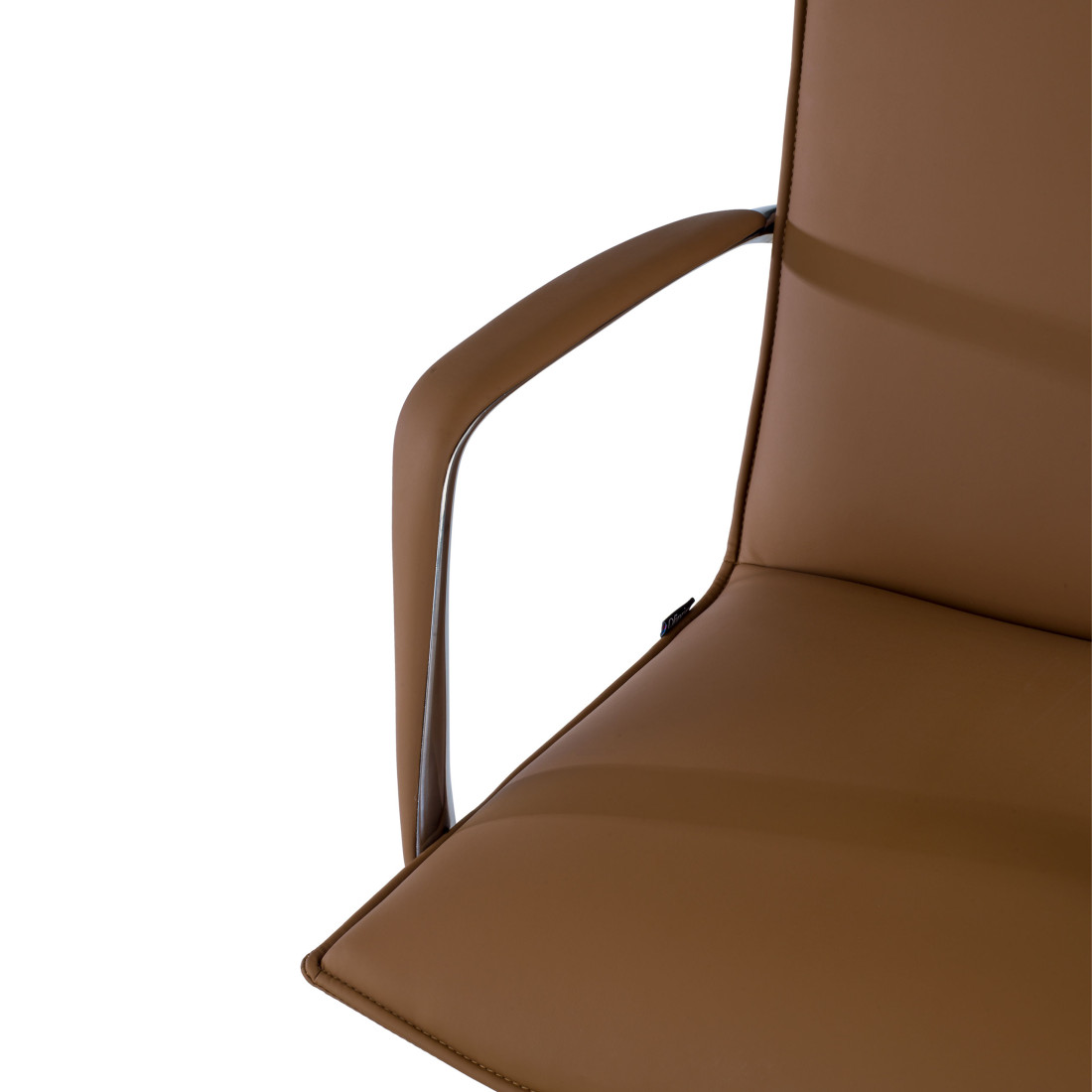 sillon de oficina beige kingston piel sintetica 9