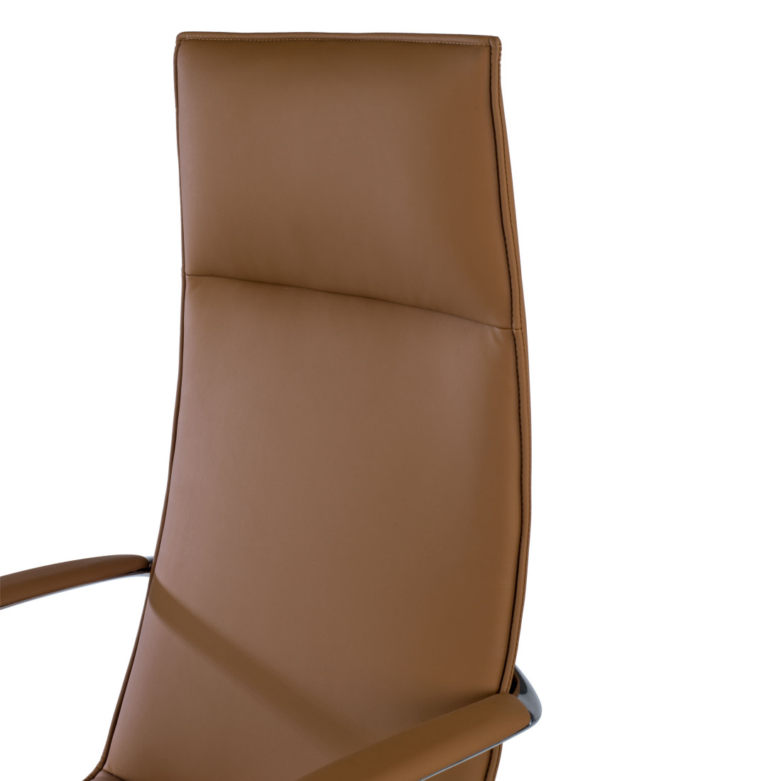 sillon de oficina beige kingston piel sintetica 10