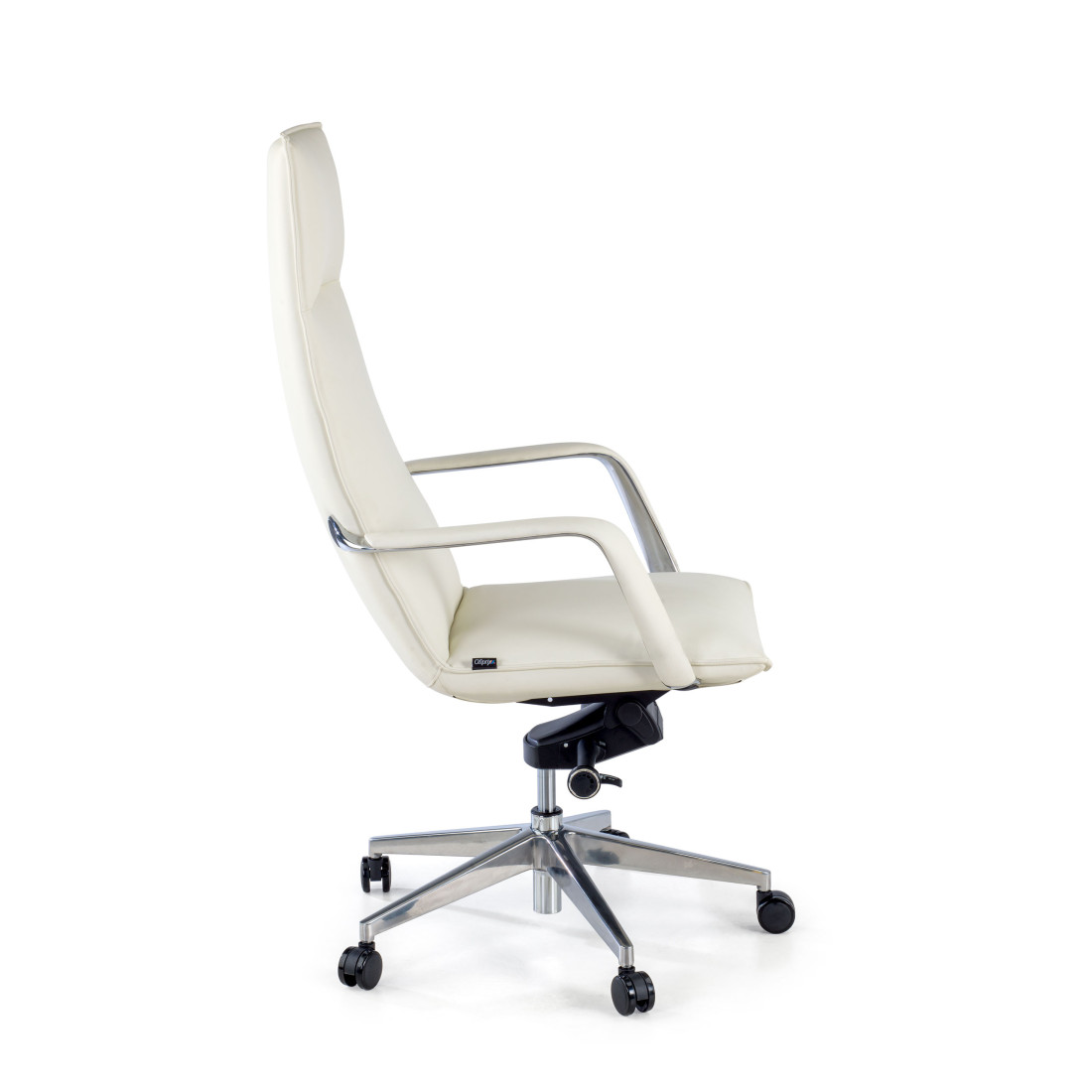 sillon de oficina blanco kingston piel sintetica 5