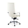 sillon de oficina blanco kingston piel sintetica 6