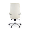 sillon de oficina blanco kingston piel sintetica 7