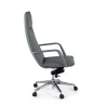 sillon de oficina gris kingston piel sintetica 5