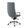 sillon de oficina gris kingston piel sintetica 6