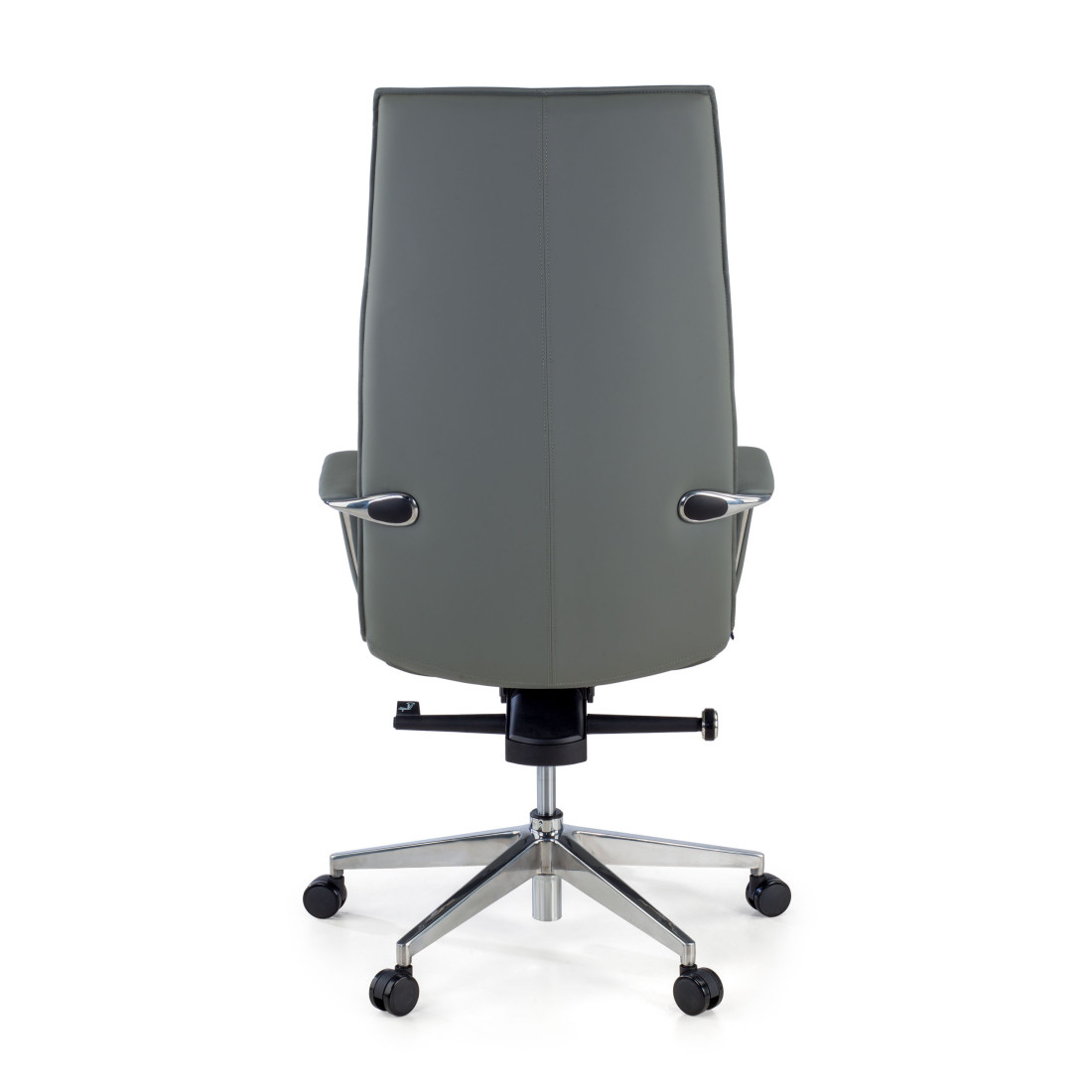 sillon de oficina gris kingston piel sintetica 7