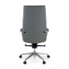 sillon de oficina gris kingston piel sintetica 7