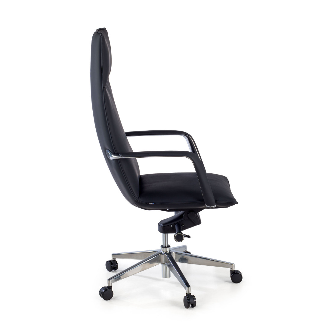 sillon de oficina negro kingston piel sintetica 4
