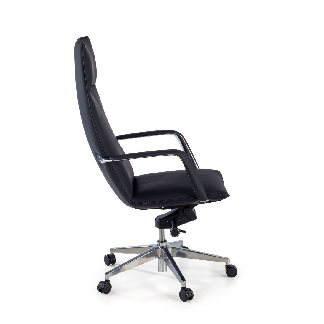 sillon de oficina negro kingston piel sintetica 5