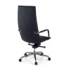 sillon de oficina negro kingston piel sintetica 6