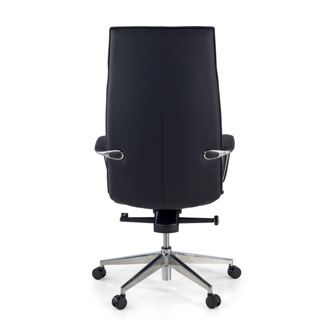 sillon de oficina negro kingston piel sintetica 7