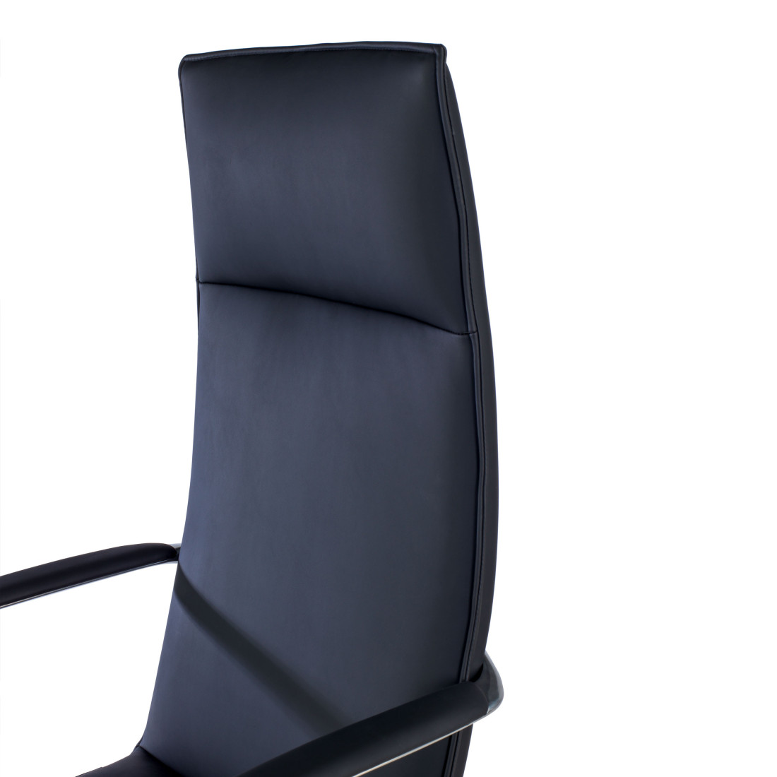 sillon de oficina negro kingston piel sintetica 10