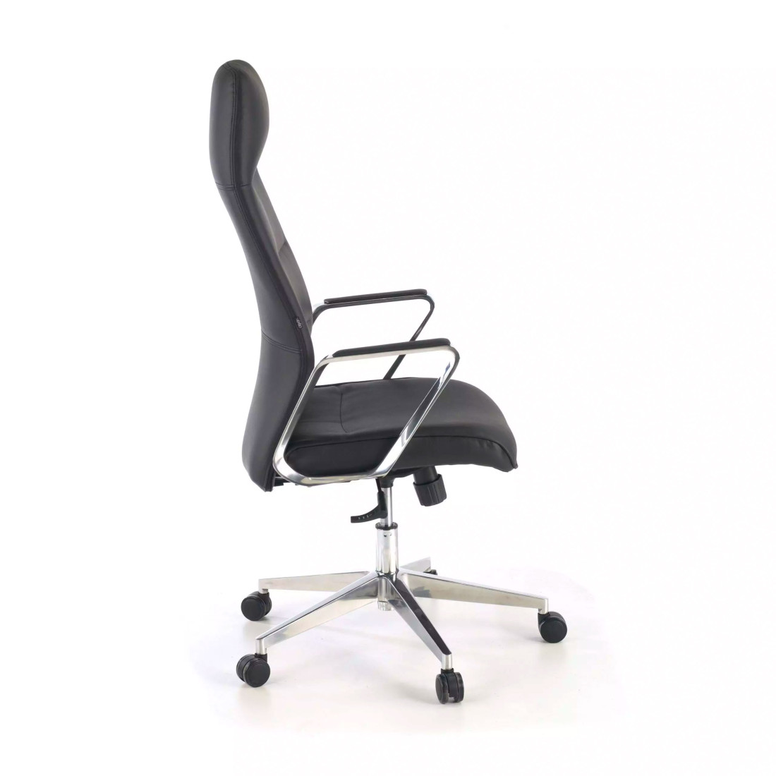 sillon de oficina negro leeds simil piel 3