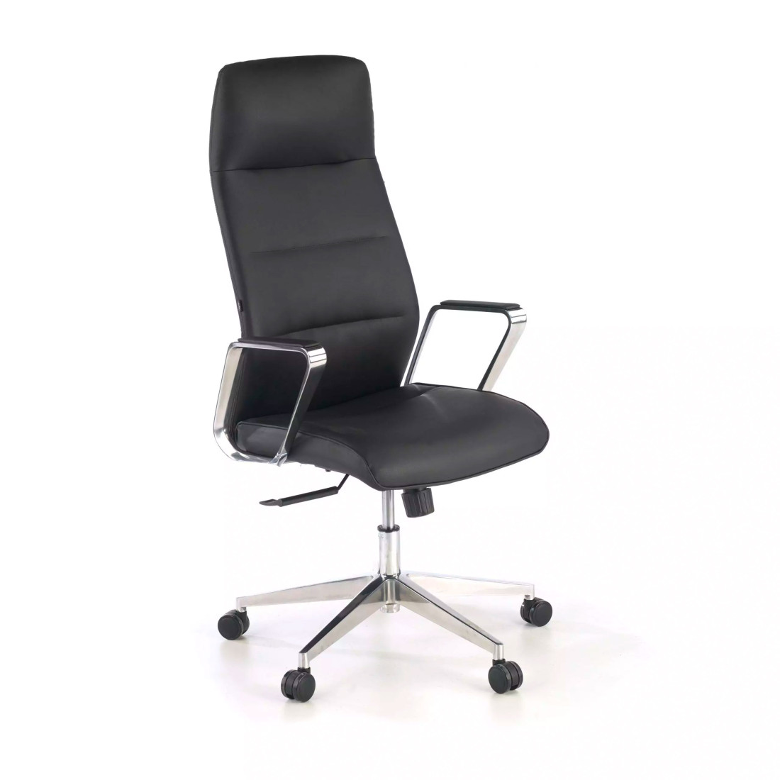 sillon de oficina negro leeds simil piel 1