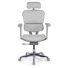 silla ergonomica gris ergohuman elite estructura negra piel natural piel natural 3