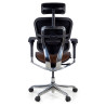 silla ergonomica marron cafe ergohuman elite estructura negra piel natural piel natural 7